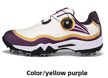 Golf Sports Shoes with Rotary Buckle