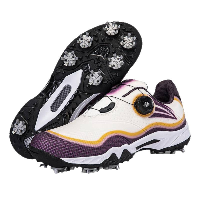 Golf Sports Shoes with Rotary Buckle
