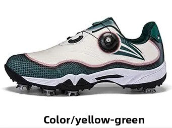 Golf Sports Shoes with Rotary Buckle