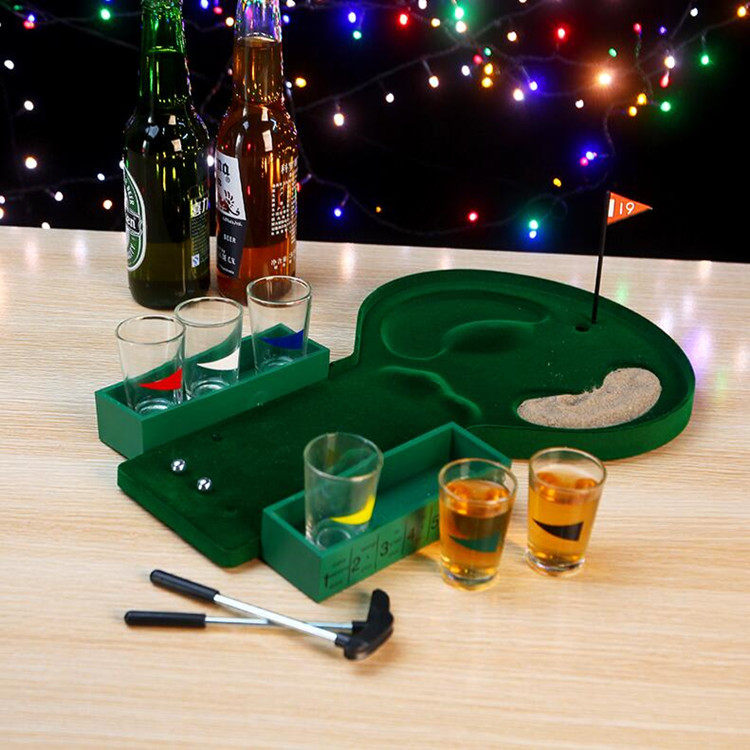 Golf Theme Drinking Game Set