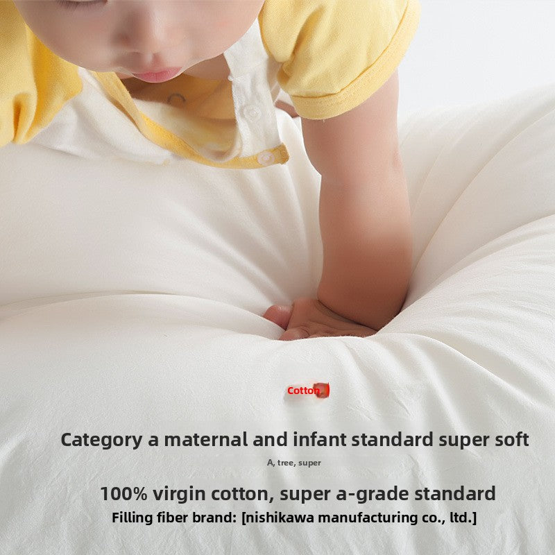 Goose Down Pillow Cotton Filled Hotel Quality