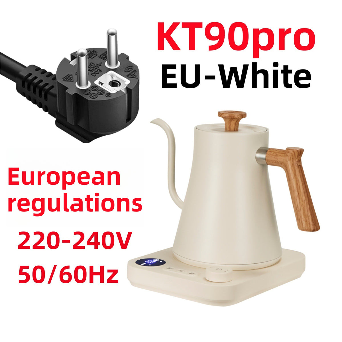 Gooseneck Temperature Control Electric Kettle