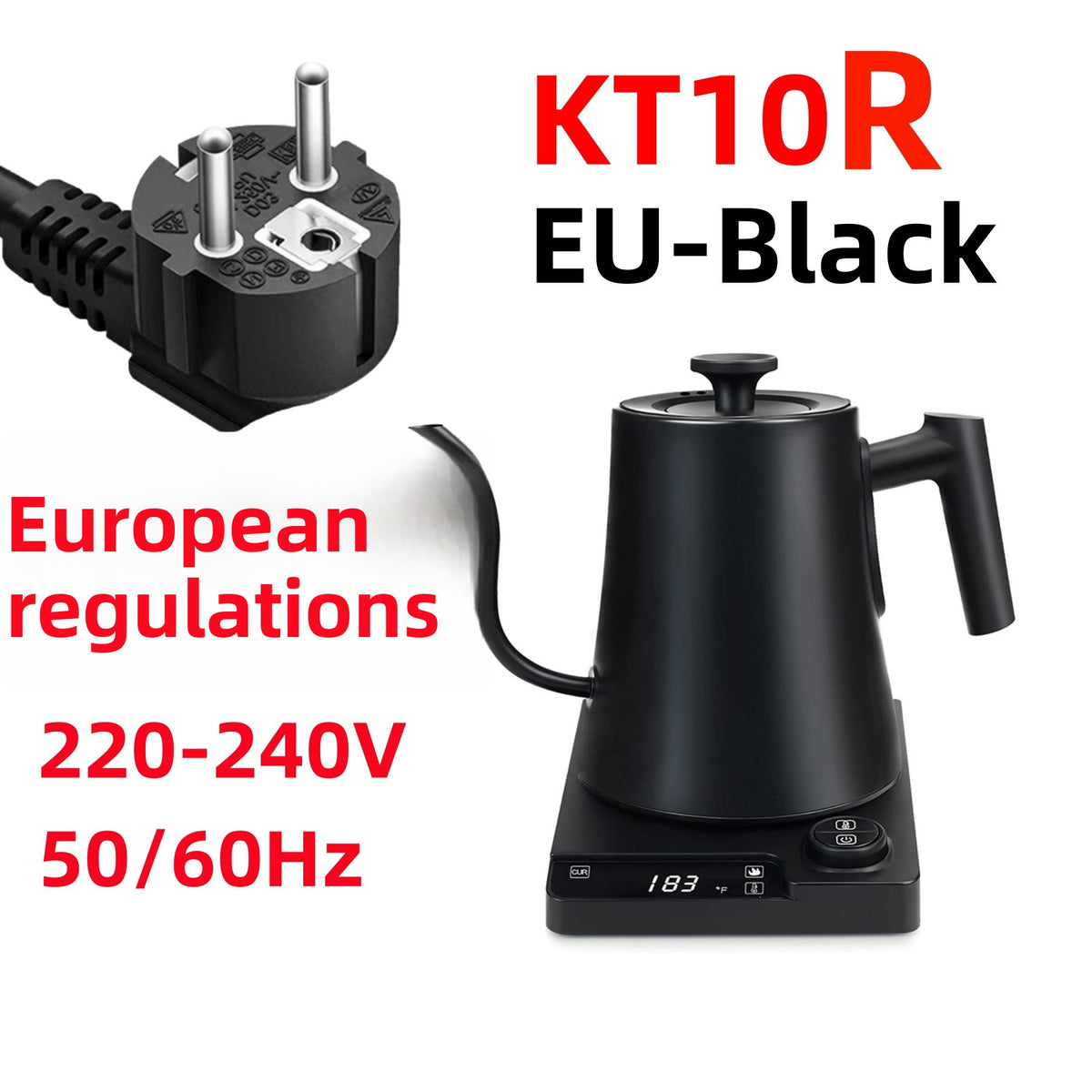 Gooseneck Temperature Control Electric Kettle