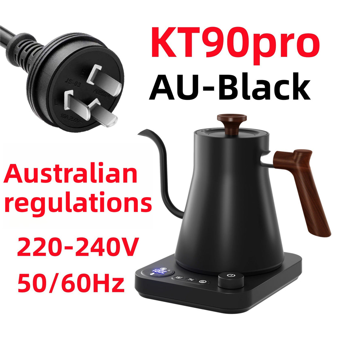 Gooseneck Temperature Control Electric Kettle