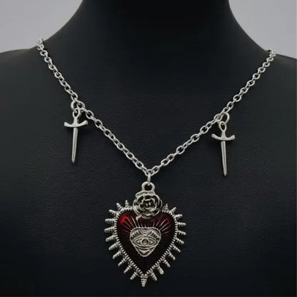 Gothic Bat Pendant Necklace