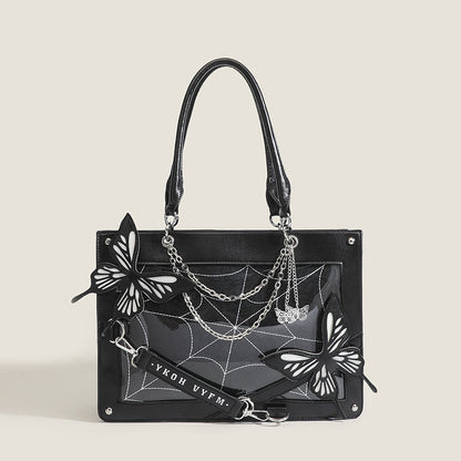 Gothic Butterfly Maze Tote Bag