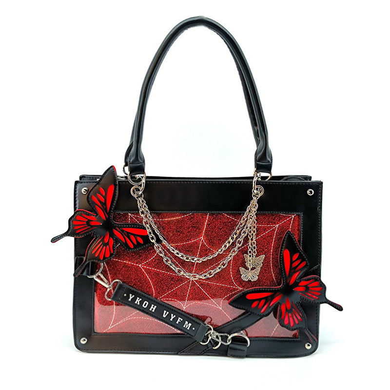 Gothic Butterfly Maze Tote Bag
