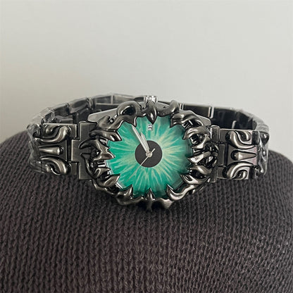 Gothic Devil Eye Embossed Dial Watch