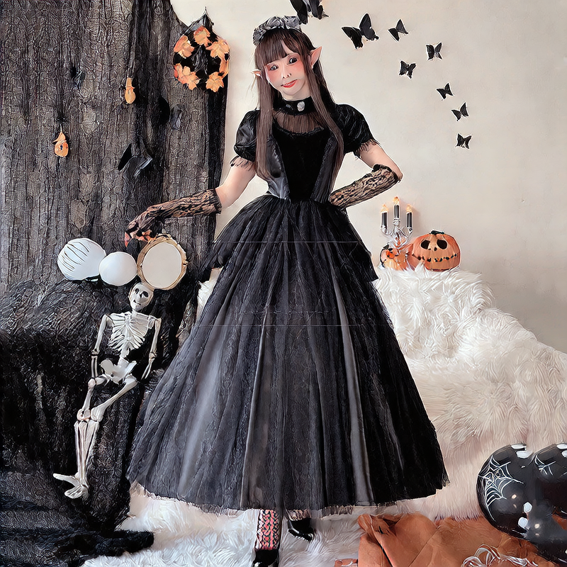 Gothic Halloween Costume Dress