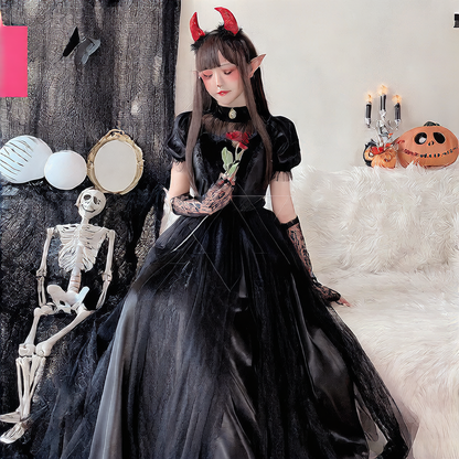 Gothic Halloween Costume Dress