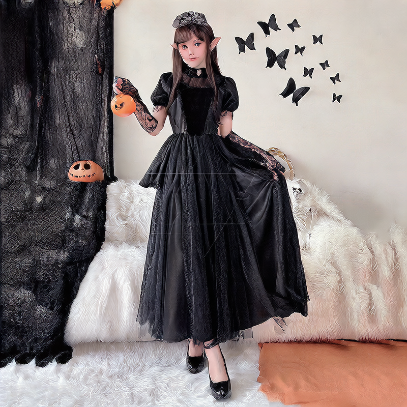 Gothic Halloween Costume Dress