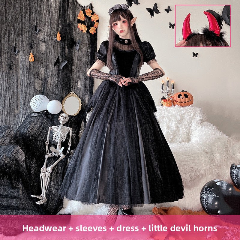 Gothic Halloween Costume Dress