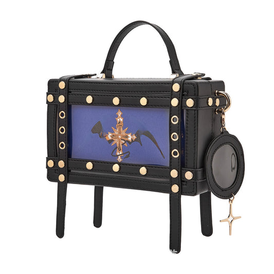 Gothic Lolita Hard Shell Crossbody Bag