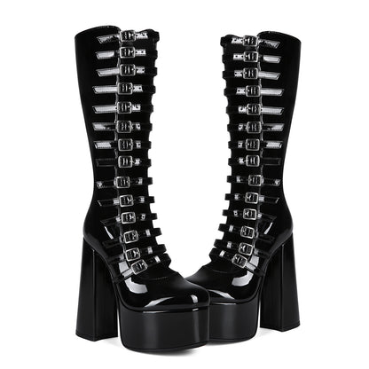 Gothic platform boots