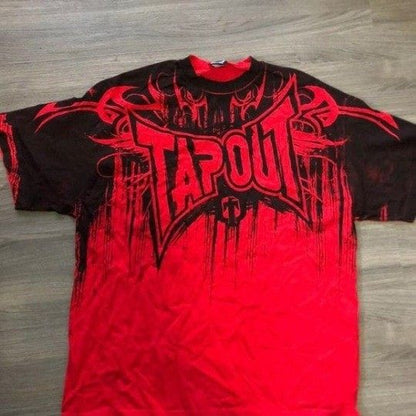 Gothic printed short sleeve shirt