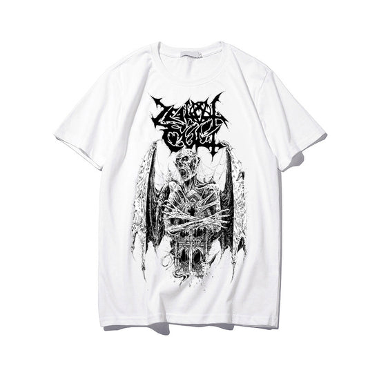 Gothic Punk Printed T-Shirt
