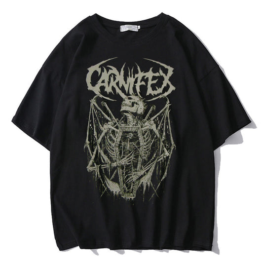 Gothic Punk Printed T-Shirt