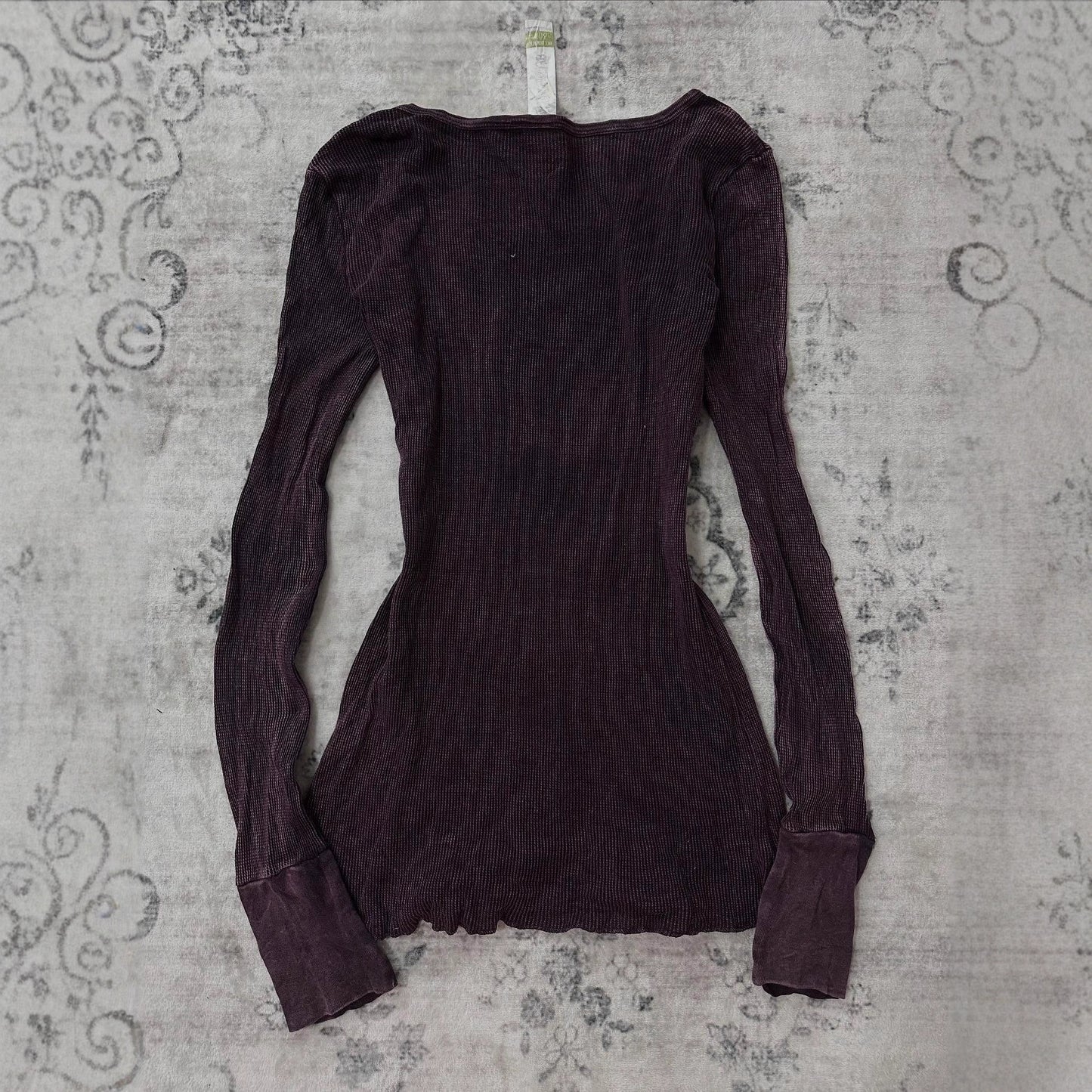 Gothic Rhinestone Printed Long Sleeve T-Shirt