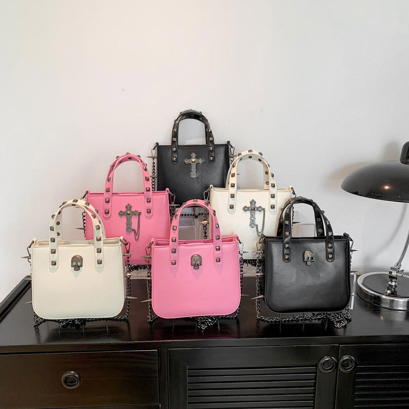 Gothic Rivet Shoulder Bag