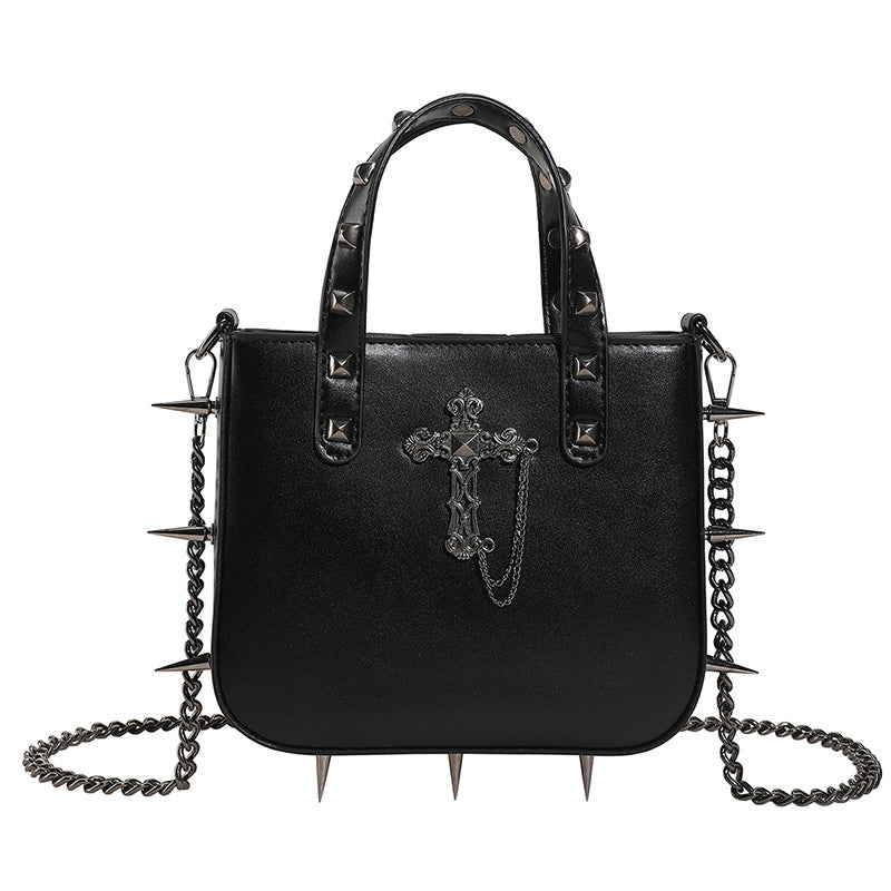Gothic Rivet Shoulder Bag