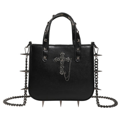 Gothic Rivet Shoulder Bag