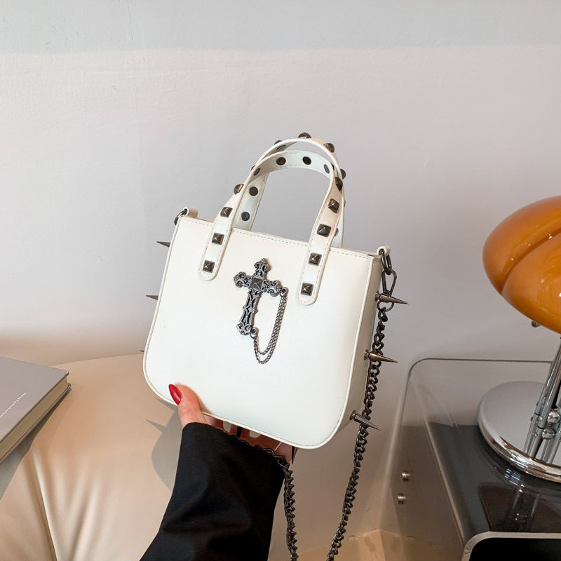 Gothic Rivet Shoulder Bag
