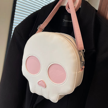 Gothic Skull Crossbody Bag