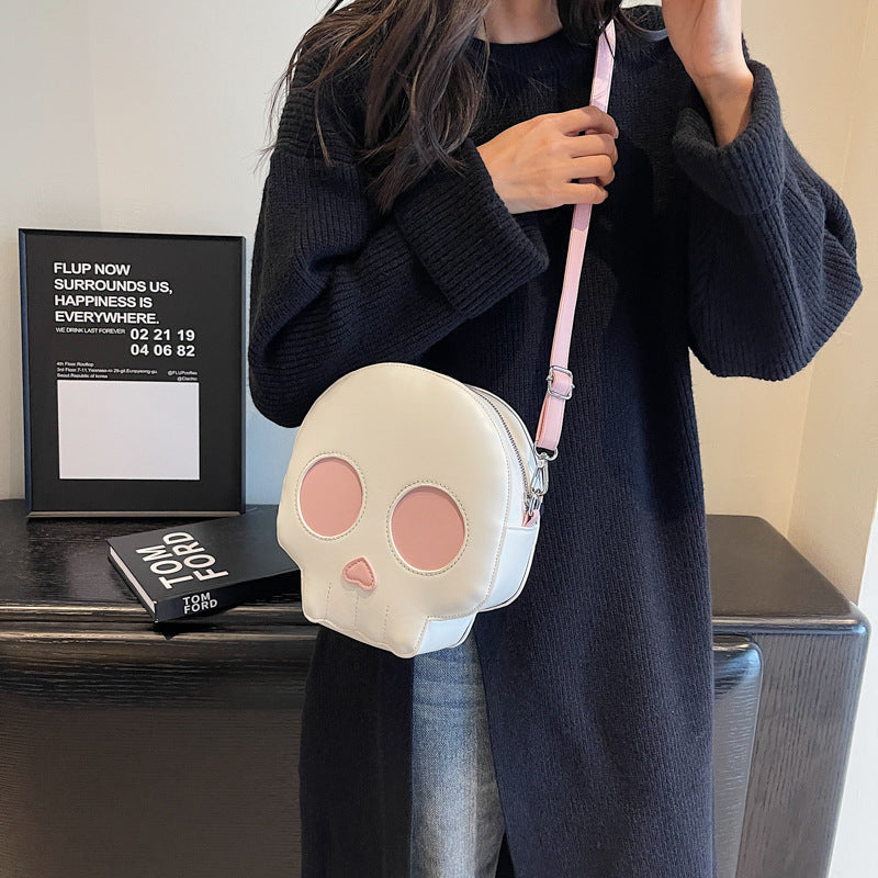 Gothic Skull Crossbody Bag