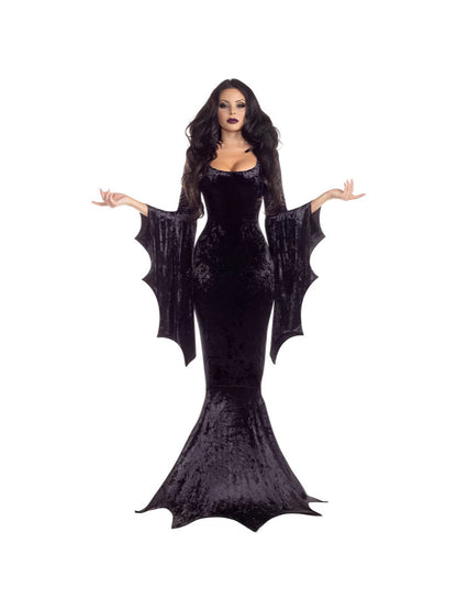 Gothic style velvet dress
