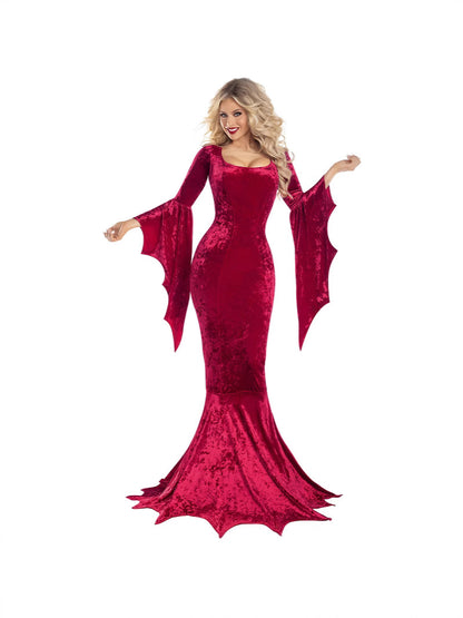 Gothic style velvet dress
