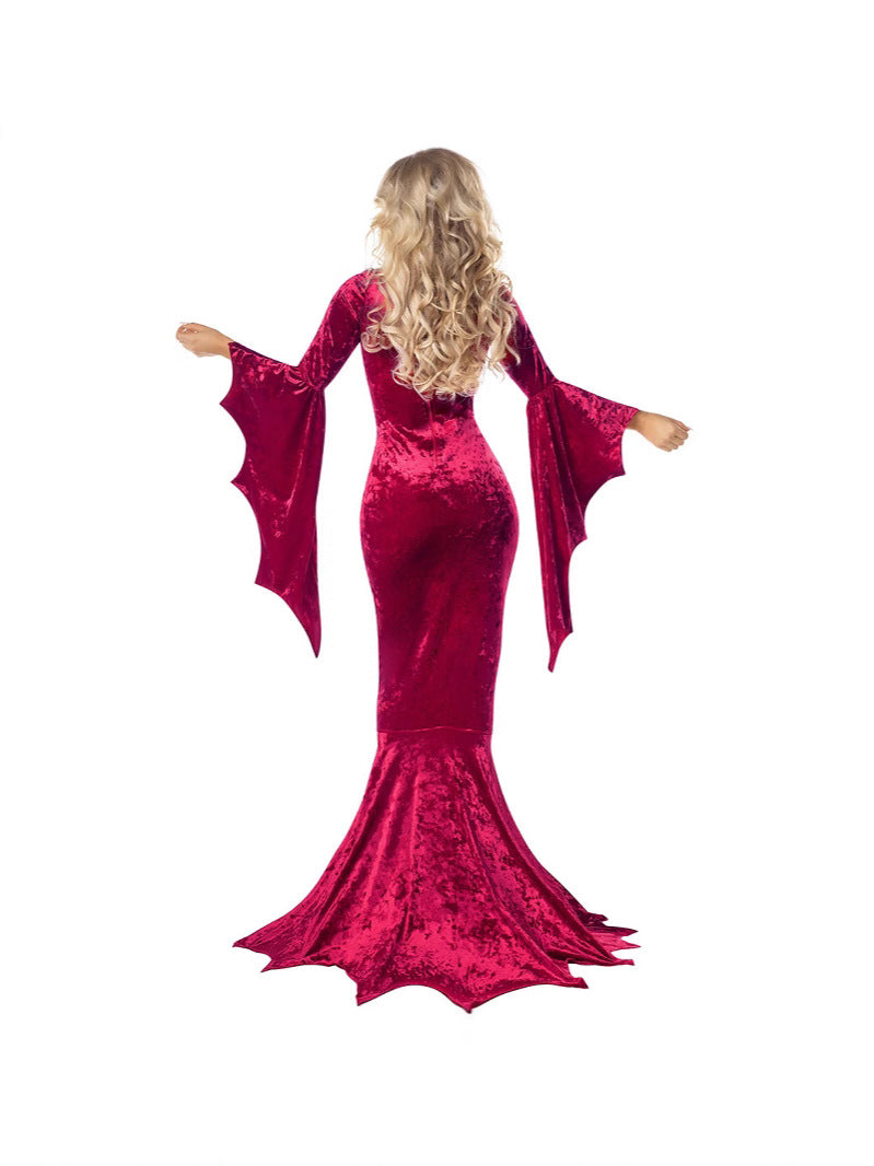 Gothic style velvet dress