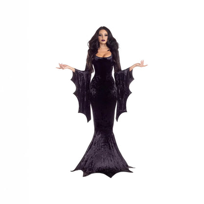 Gothic style velvet dress