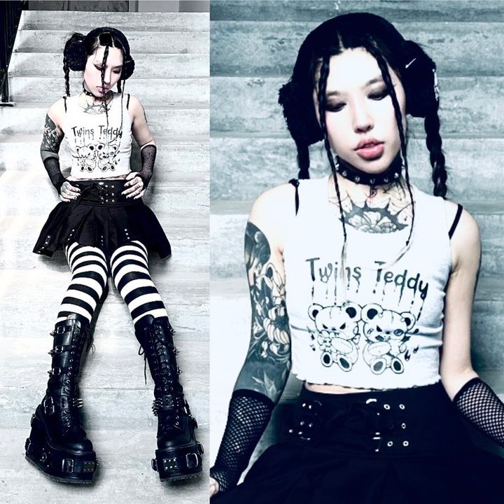 Gothic Threaded Vest