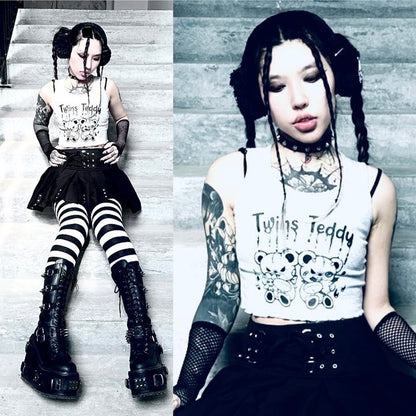 Gothic Threaded Vest