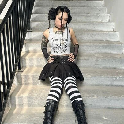 Gothic Threaded Vest