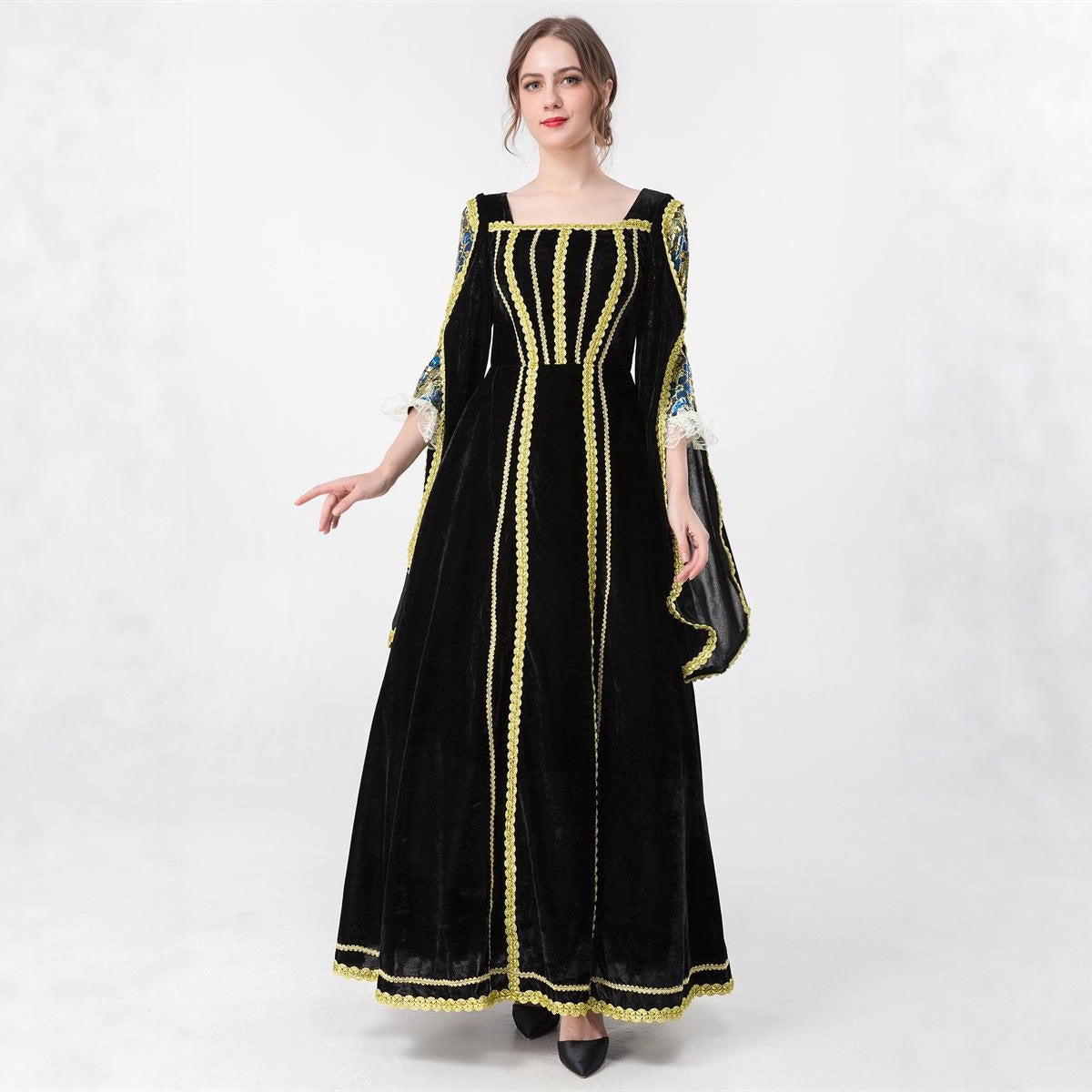 Gothic Victorian Witch Costume Dress