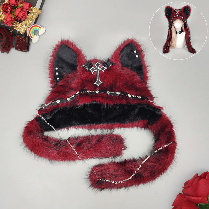 Gothic Warm Fuzzy Hat