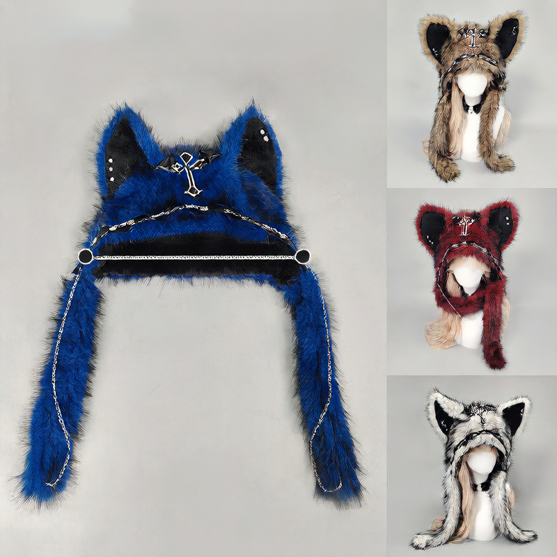 Gothic Warm Fuzzy Hat