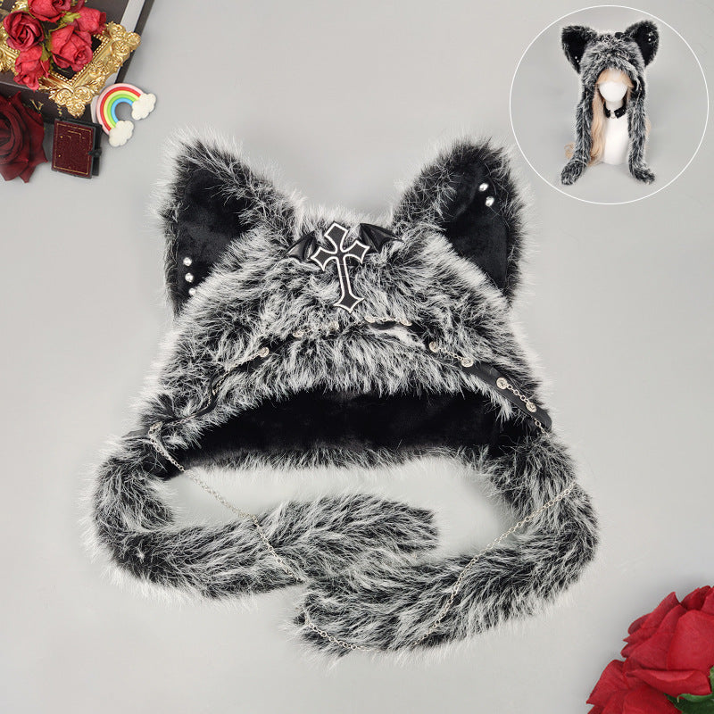 Gothic Warm Fuzzy Hat