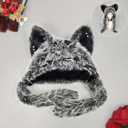 Gothic Warm Fuzzy Hat