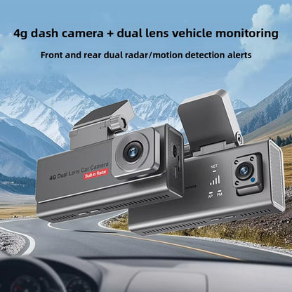 GPS 4G Car Camera with Collision Alarm HD Recorder