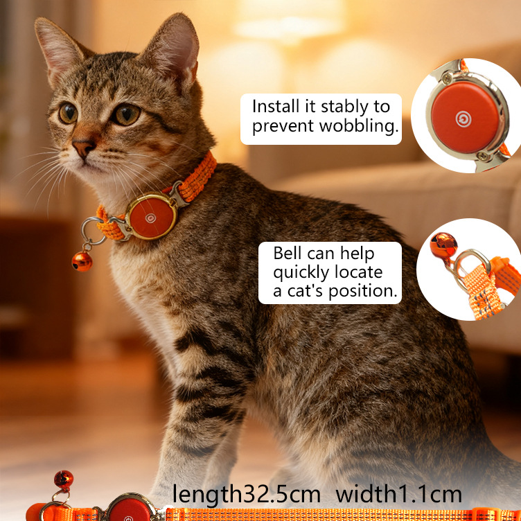 GPS Pet Tracking Collar with Airtag Compatibility
