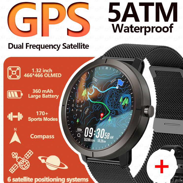 GPS Smart Watch Health Monitor