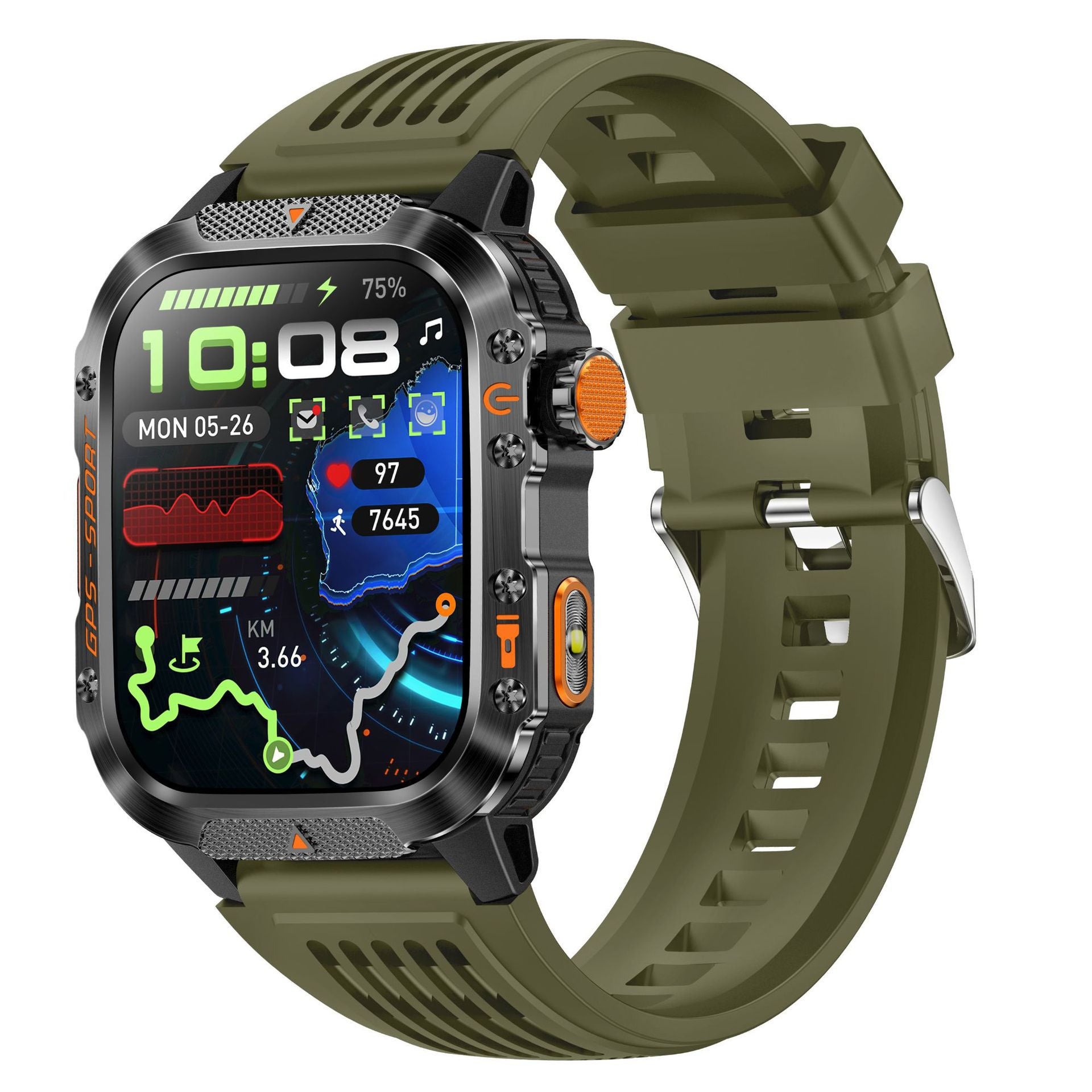 GPS Smart Watch with Heart Rate Monitoring