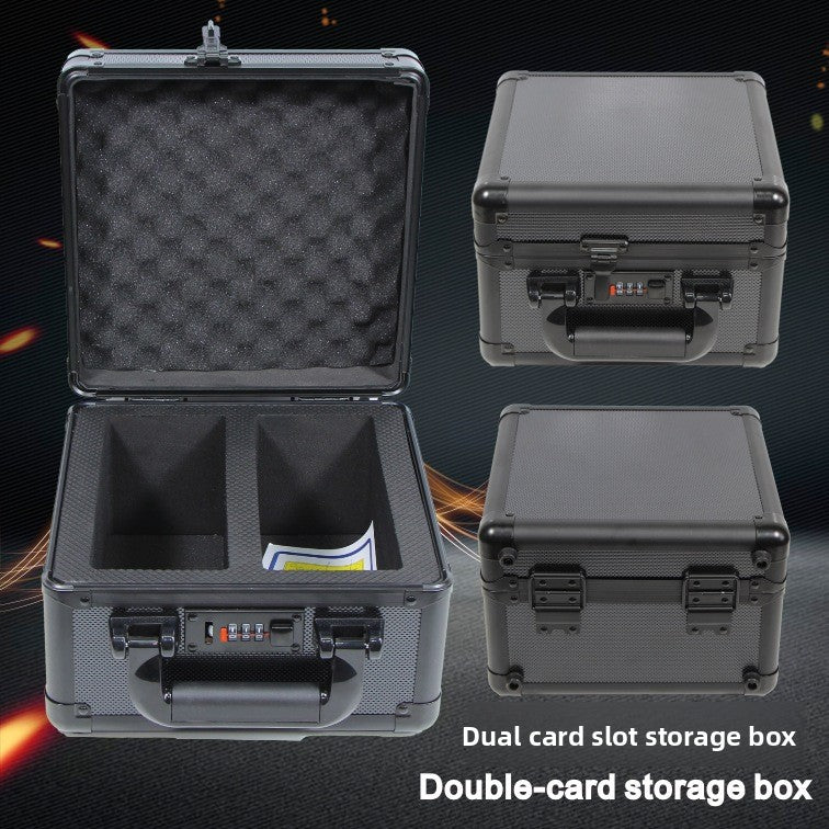 Graded Card Storage Box with Magnetic Closure