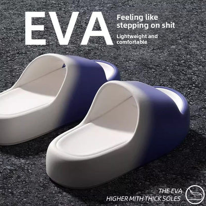 Gradient Color Anti-Slip Thick-Soled EVA Slippers