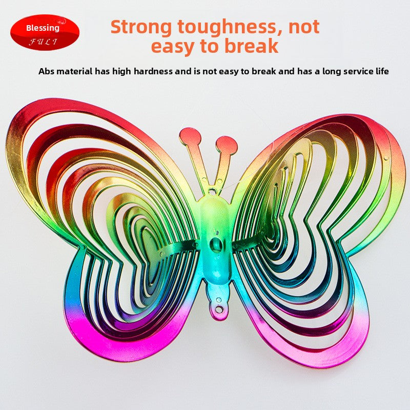 Gradient color rotating decoration