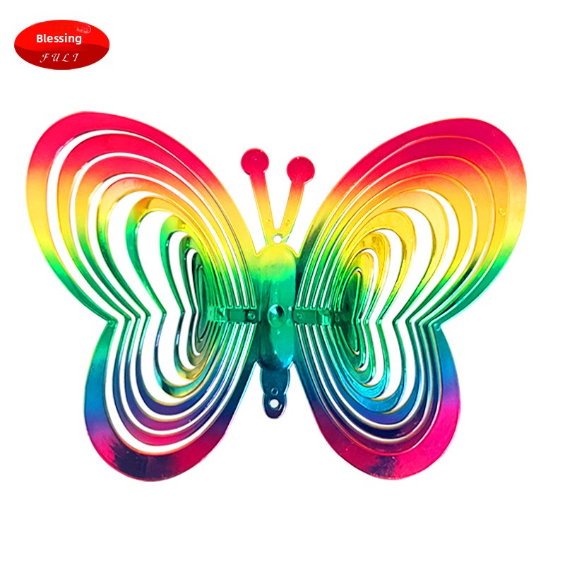 Gradient color rotating decoration