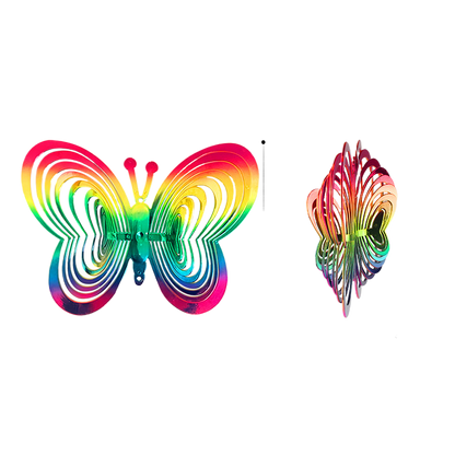 Gradient color rotating decoration