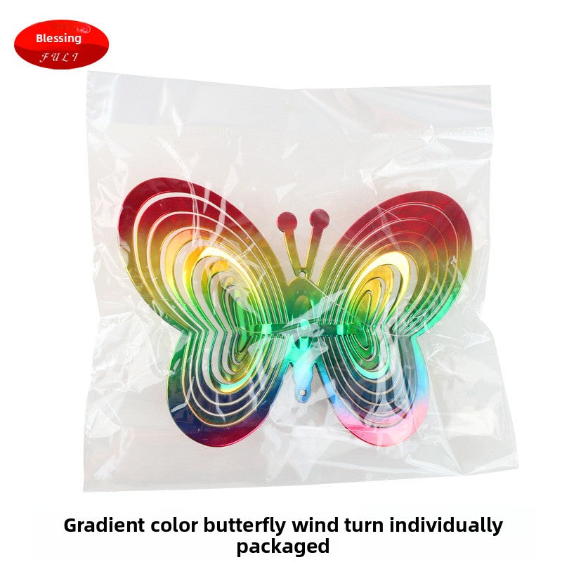 Gradient color rotating decoration